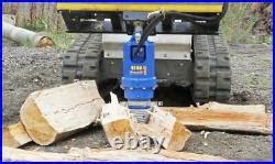 skid steer auger wood splitter|auger type wood splitter.